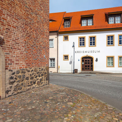 Kreismuseum Bad Liebenwerda mit Lubwartturm, Landkreis Elbe-Elster, **Foto: Andreas Franke**