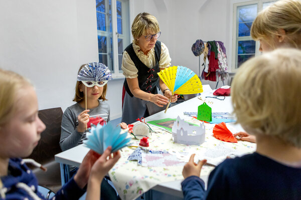 Museumspaedagogik im Museum Schloss Doberlug, Museumsverbund Elbe-Elster, 02.12.2019, **Foto: Andreas Franke**