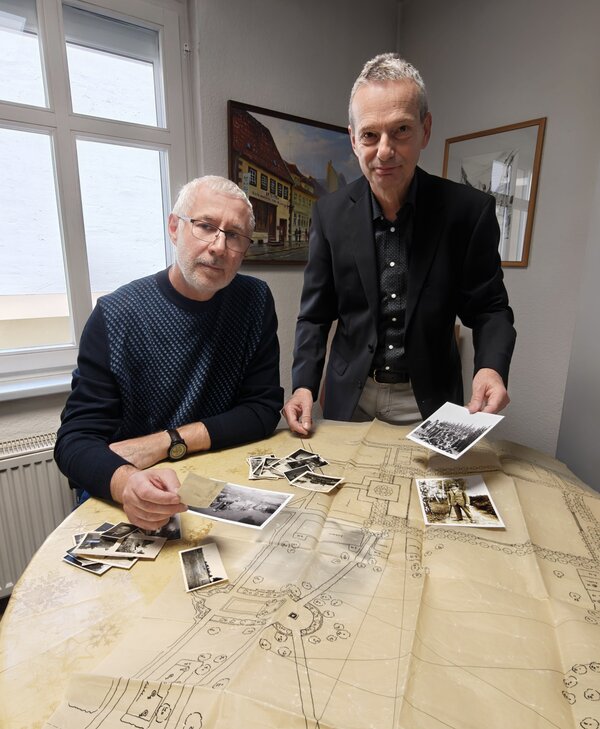 Roland R&uuml;ckert (re.) und Olaf Weber